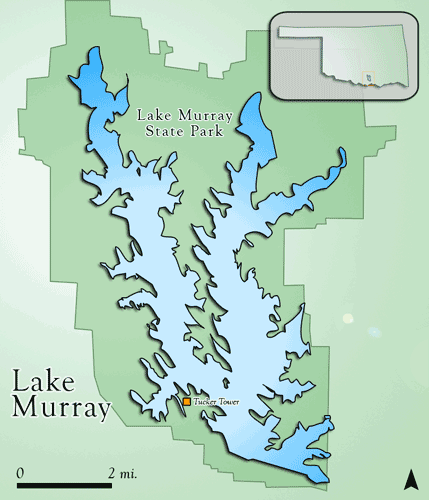lake murray state park map Lake Murray Oklahoma Wikipedia lake murray state park map