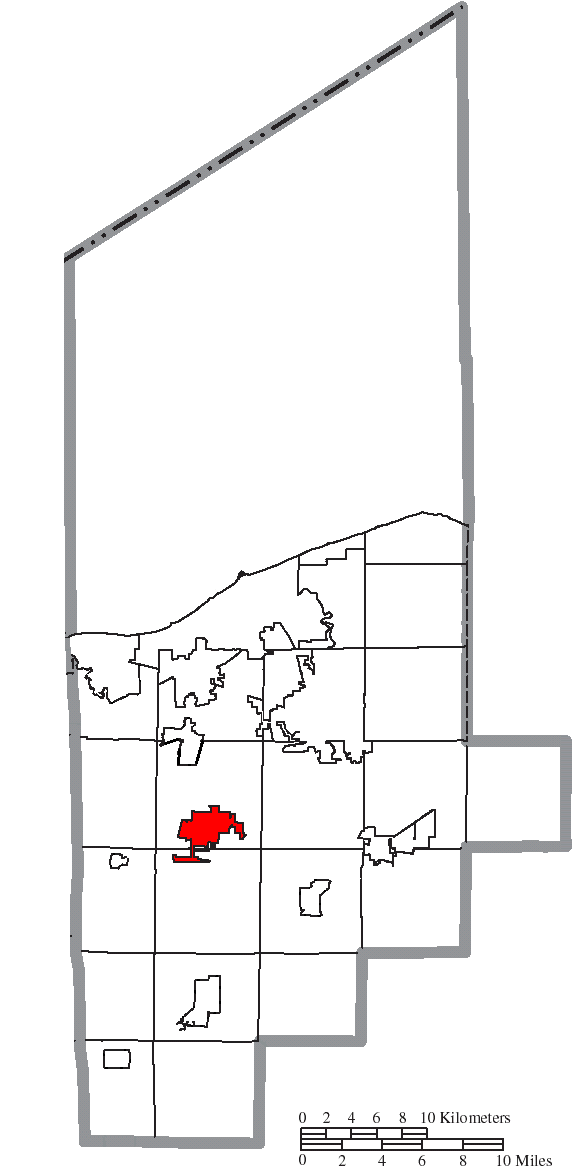 Lorain County Ohio Map