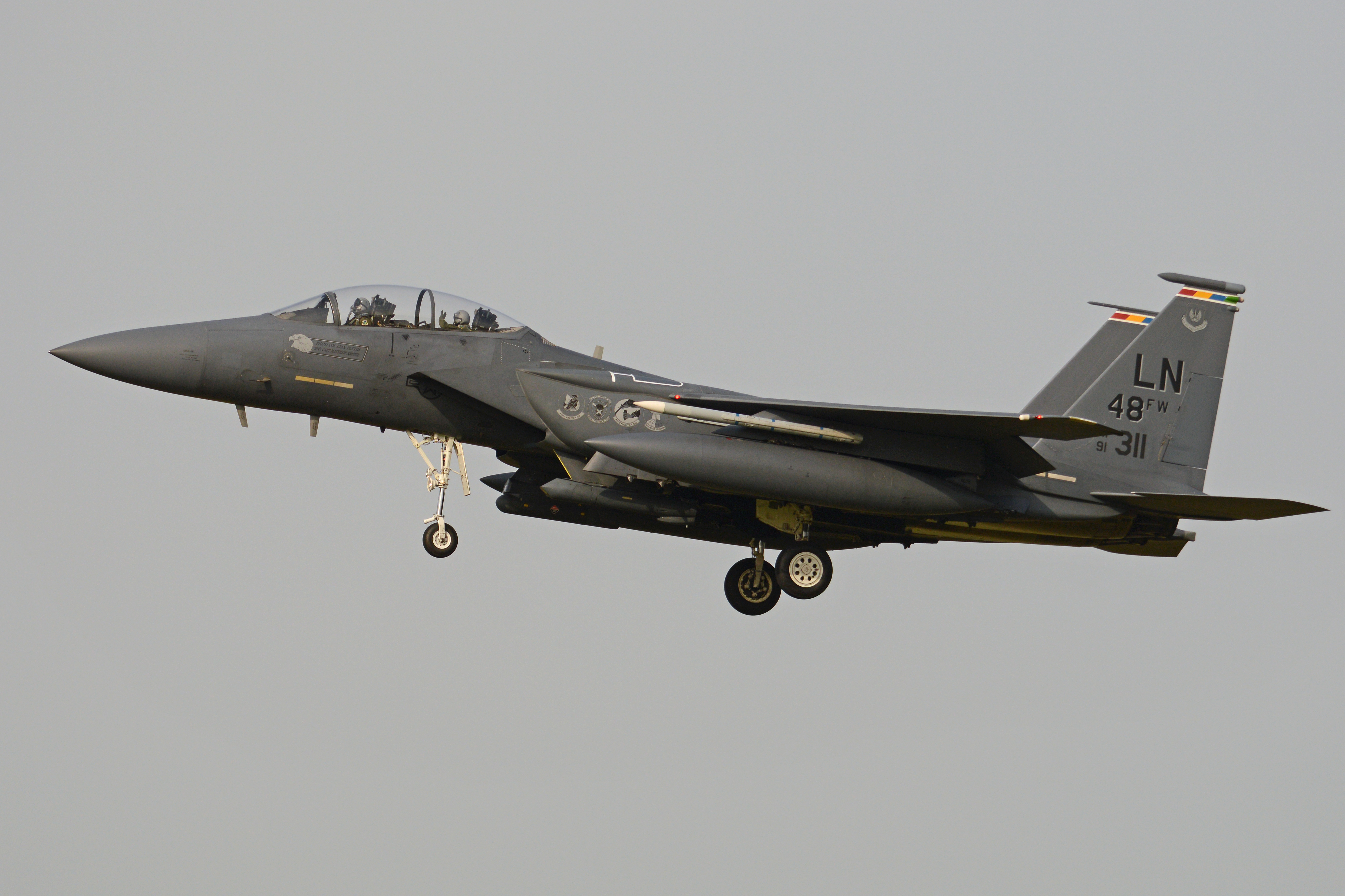 File:McDonnell Douglas F-15E Eagle '91-311 - LN' “48FW