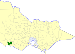 <span class="mw-page-title-main">Shire of Minhamite</span> Local government area in Victoria, Australia