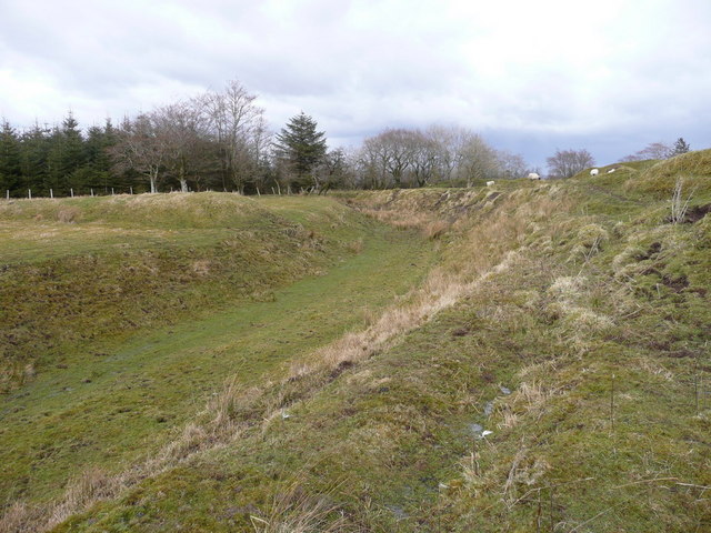 File:Old railway cutting - geograph.org.uk - 735843.jpg