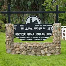 Orange Park Acres entrance