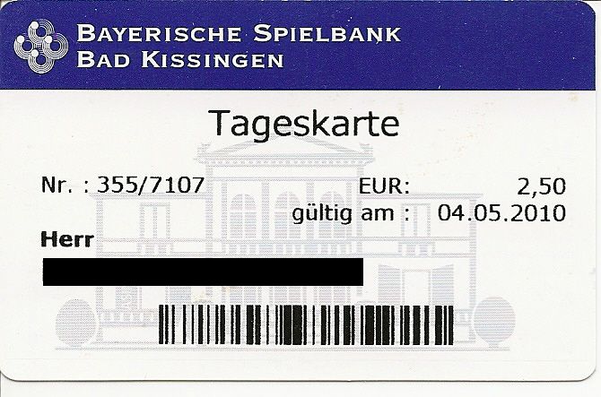 Spielbank Bad Kissingen - Tageskarte.jpg. w:copyrights. 