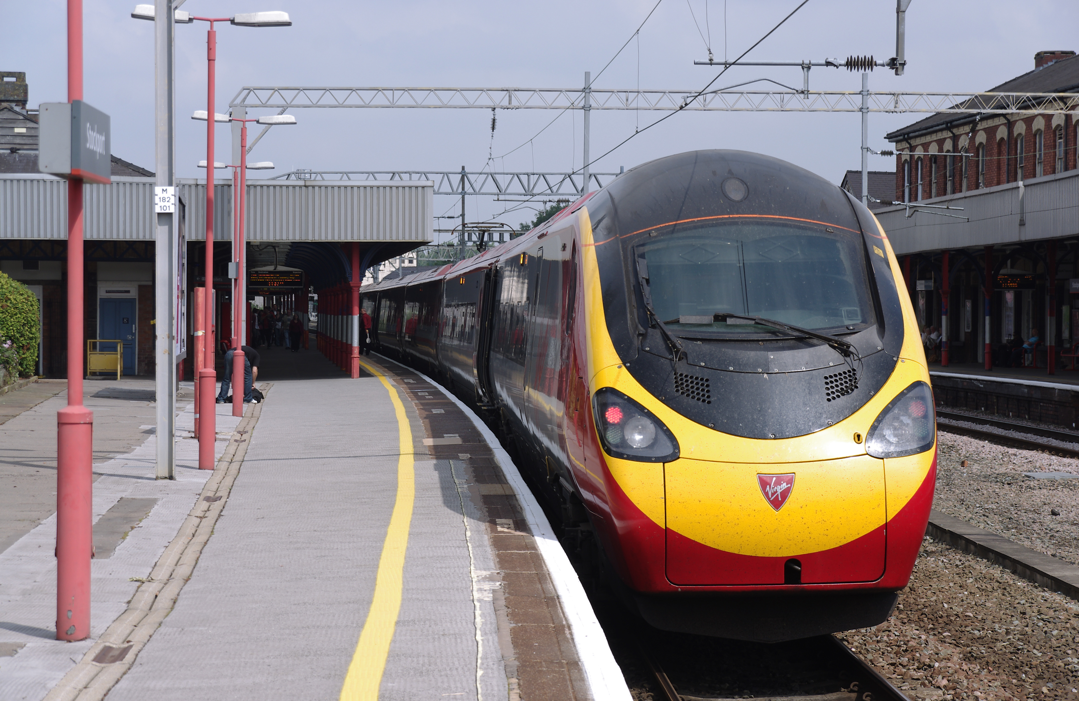 Nearest railway station. British Rail class 390. Virgin Trains class 390.