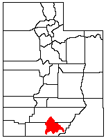 Location of the Kaiparowits Plateau within Utah