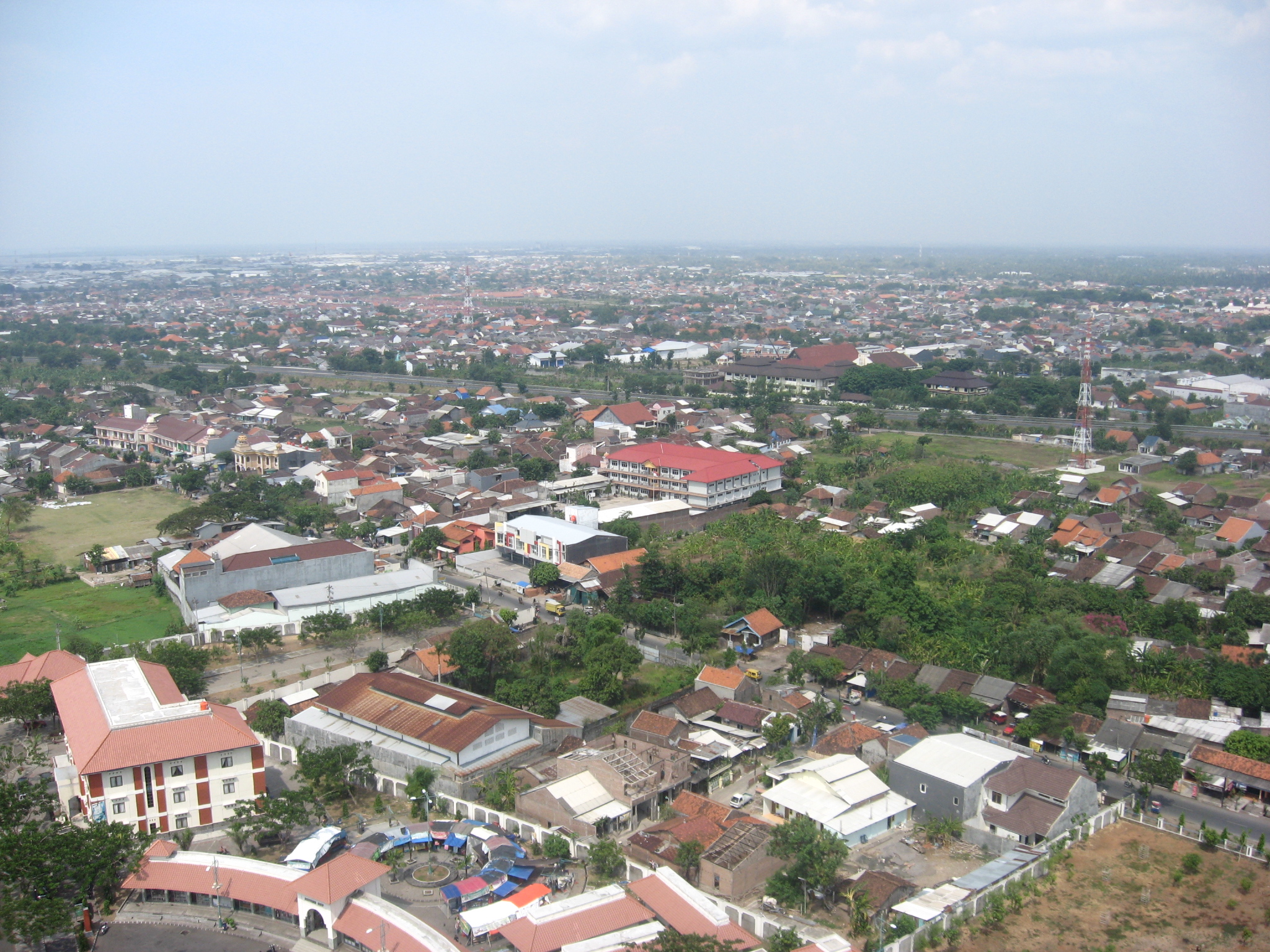 File Aerial view  of Semarang  2009 02 jpg Wikipedia