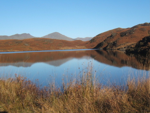 Beacon Tarn with reflections - geograph.org.uk - 540548