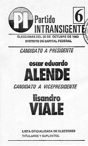 Elecciones presidenciales de 1983.