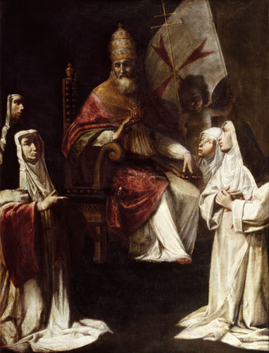 File:Fabrizio Santafede el papa Clemente VIII bendice a las monjas carmelitas.jpg