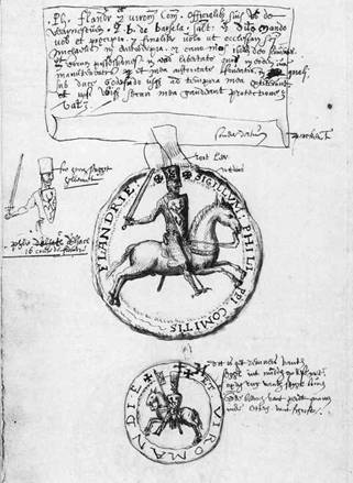 sceau et contre-sceau (1181)