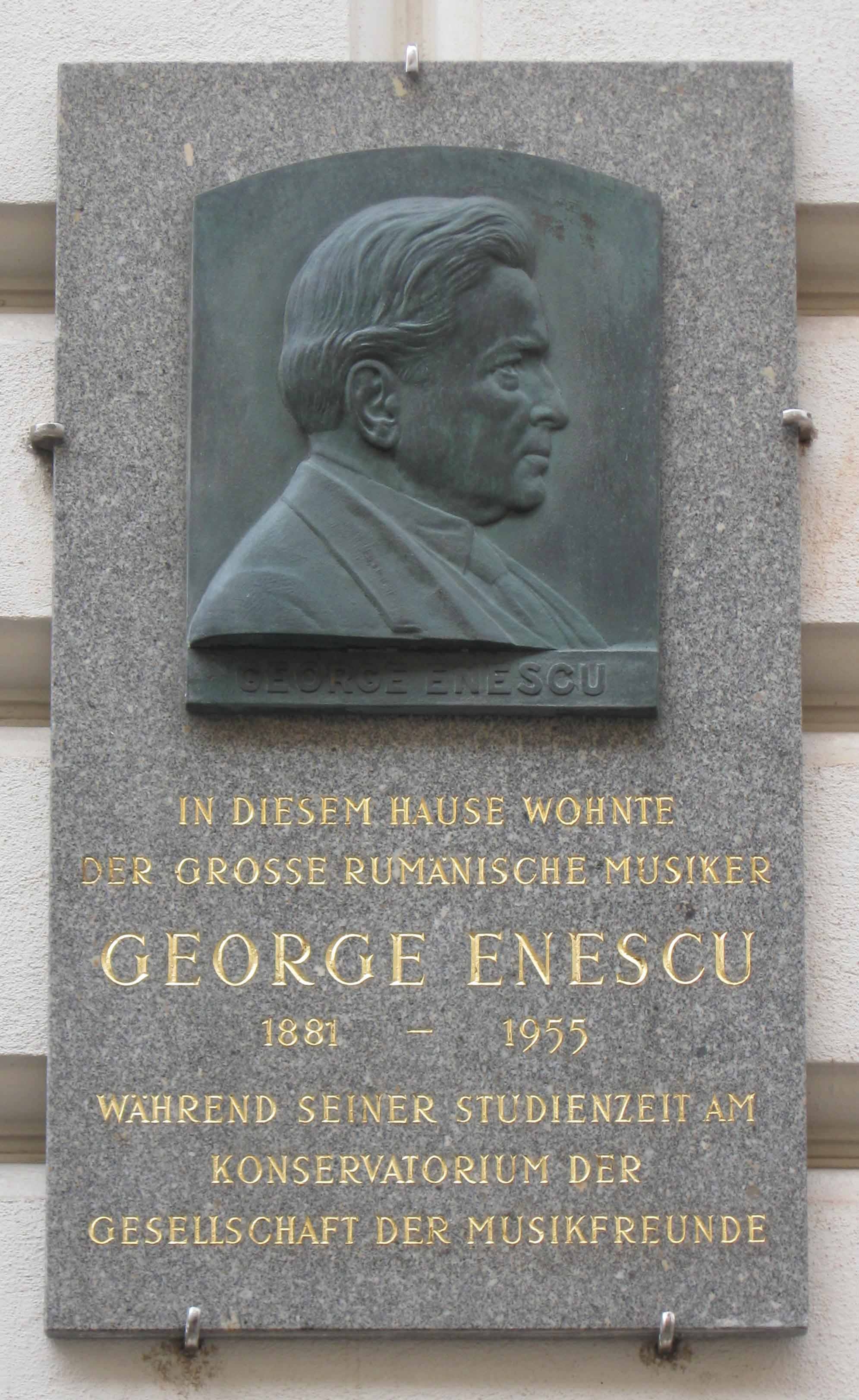 George Enescu Vienna Frankenberggasse 6 = Apfelgasse 6.jpg