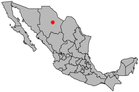 Poziția localității Chihuahua