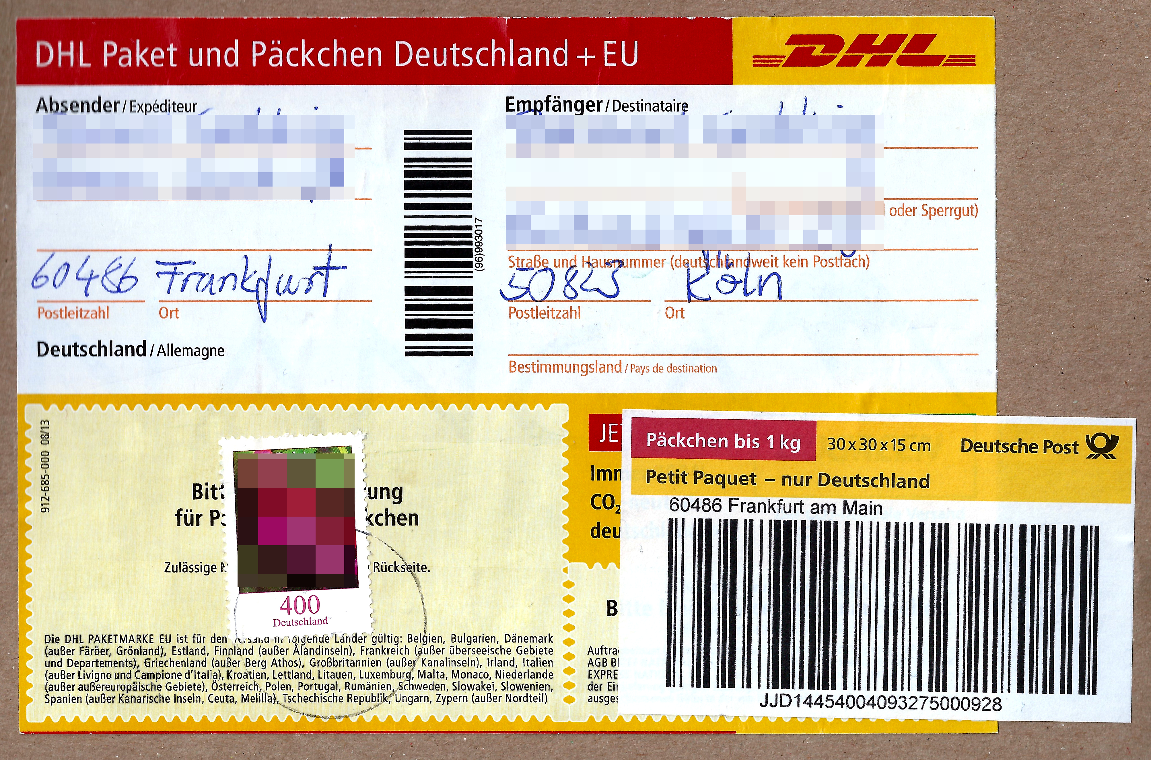 File:Paketaufkleber DHL-Päckchen, frankiert 2016.jpg ...