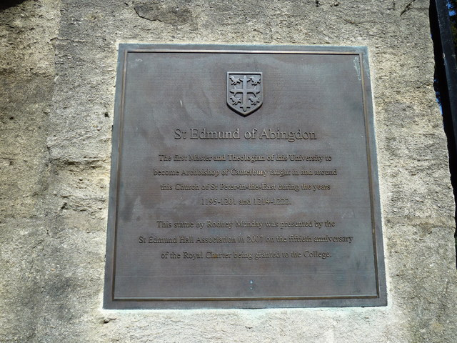 File:Plaque outside St Peter-in-the-East - geograph.org.uk - 3400380.jpg