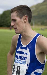 Rob Jebb, photographed after finishing second in the 2008 Ben Nevis Race, part of the Buff Skyrunner World Series. RobbJebb BenNevisRace08.jpg