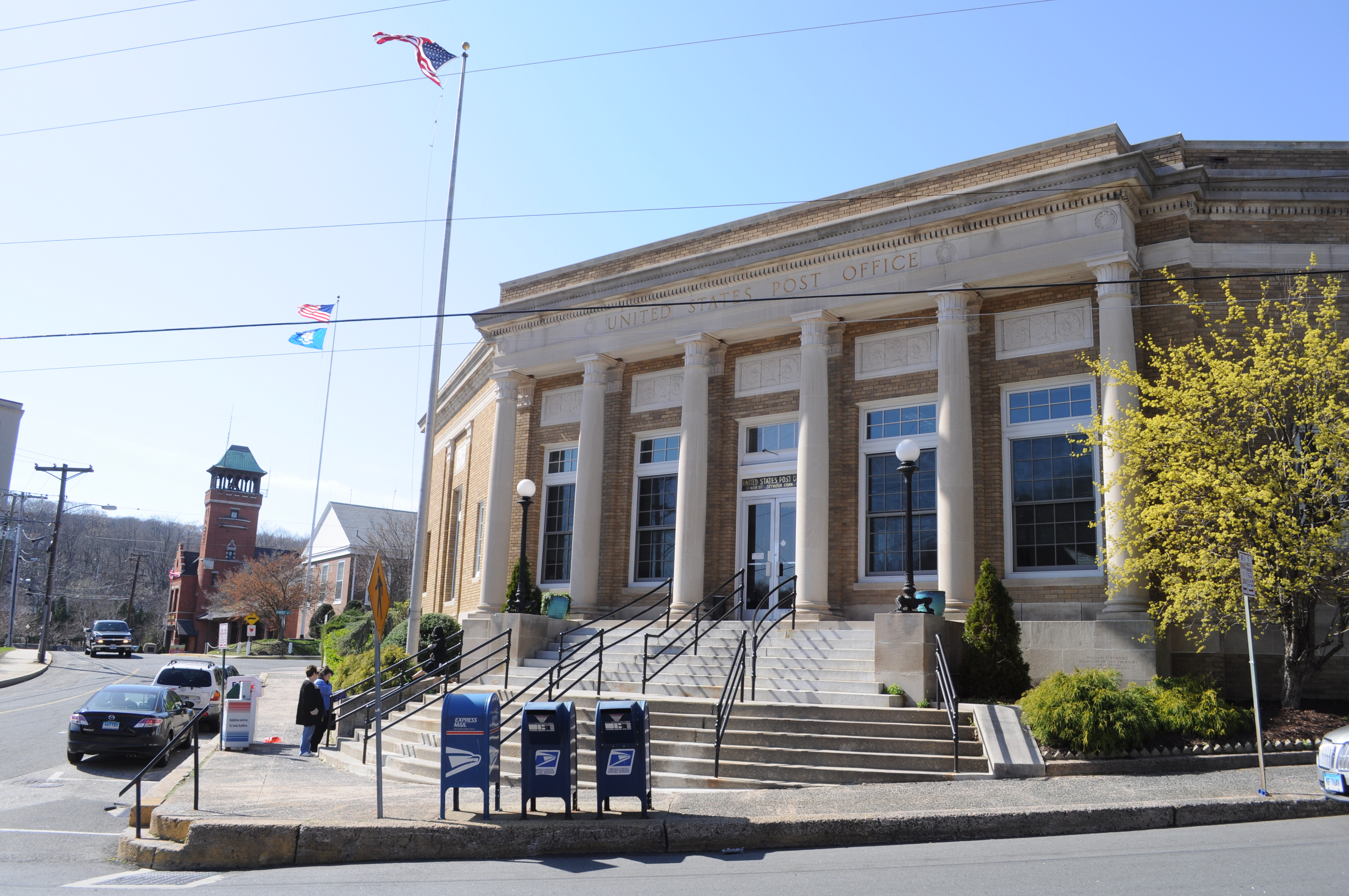 File:Seymour, CT - post office  - Wikimedia Commons