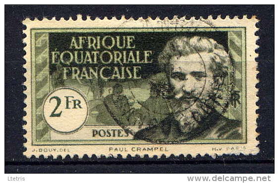 A 1937 stamp of French Equatorial Africa depicting [[Paul Crampel