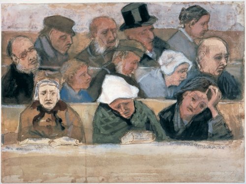 File:Vincent van Gogh - Church Pew with Worshippers (F967).jpg