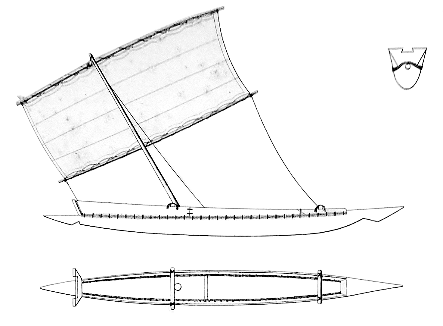 Battganuuri boat in 1845