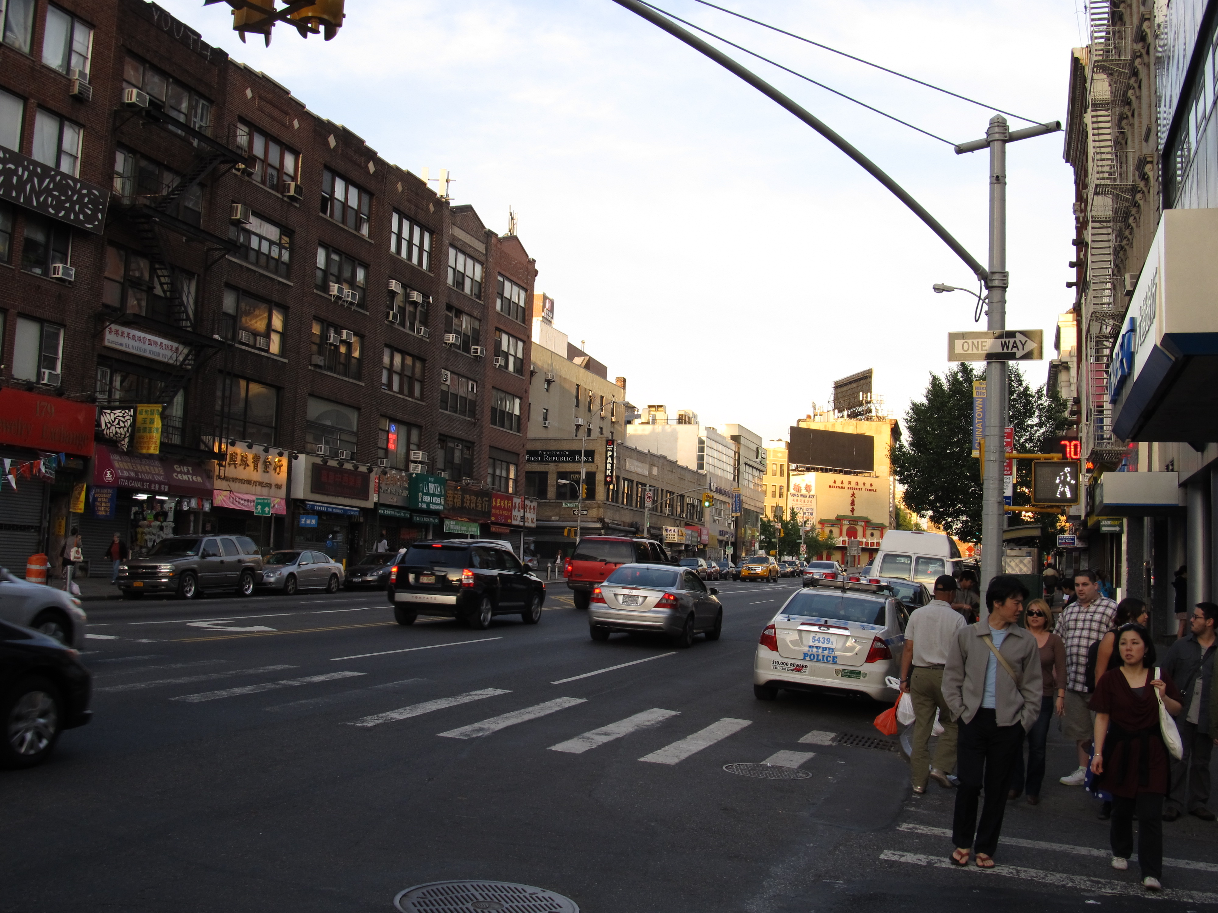 New York City Chinatown > Manhattan > Canal Street Map