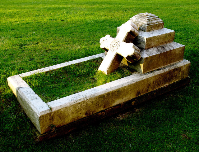 File:Crossed Off - anonymous grave in St Augustin's churchyard, Hedon- geograph.org.uk - 1587704.jpg