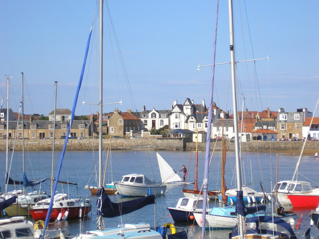 File:Elie Harbour - boats and a windsurfer - geograph.org.uk - 295212.jpg