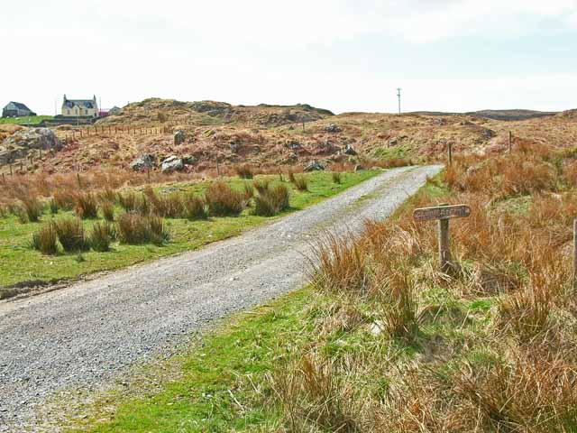 File:Farm road to Cairnerzean - geograph.org.uk - 163837.jpg