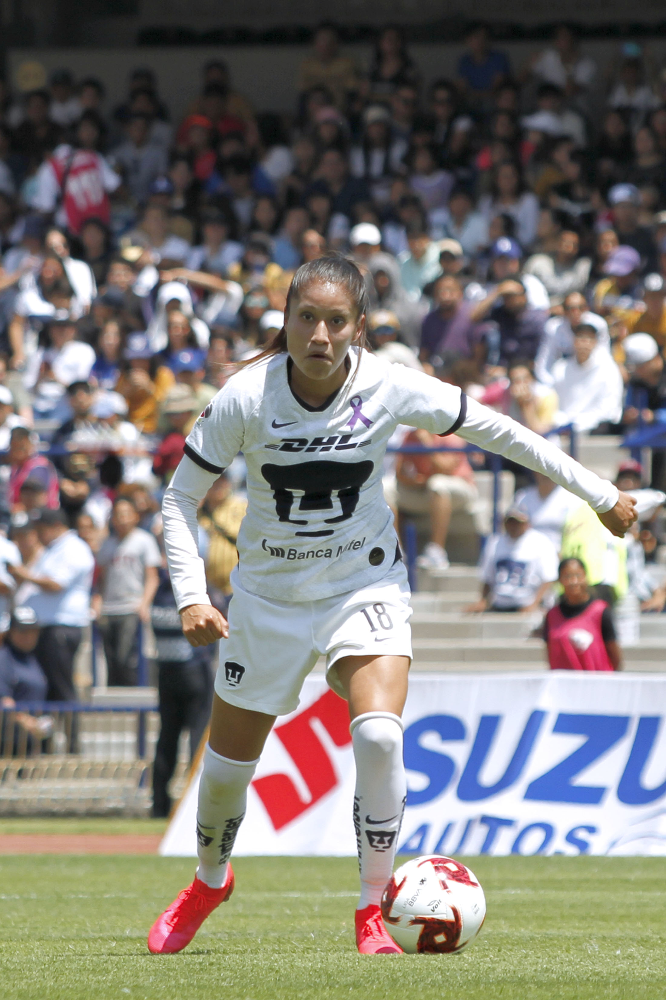 Rodríguez playing for UNAM in 2020
