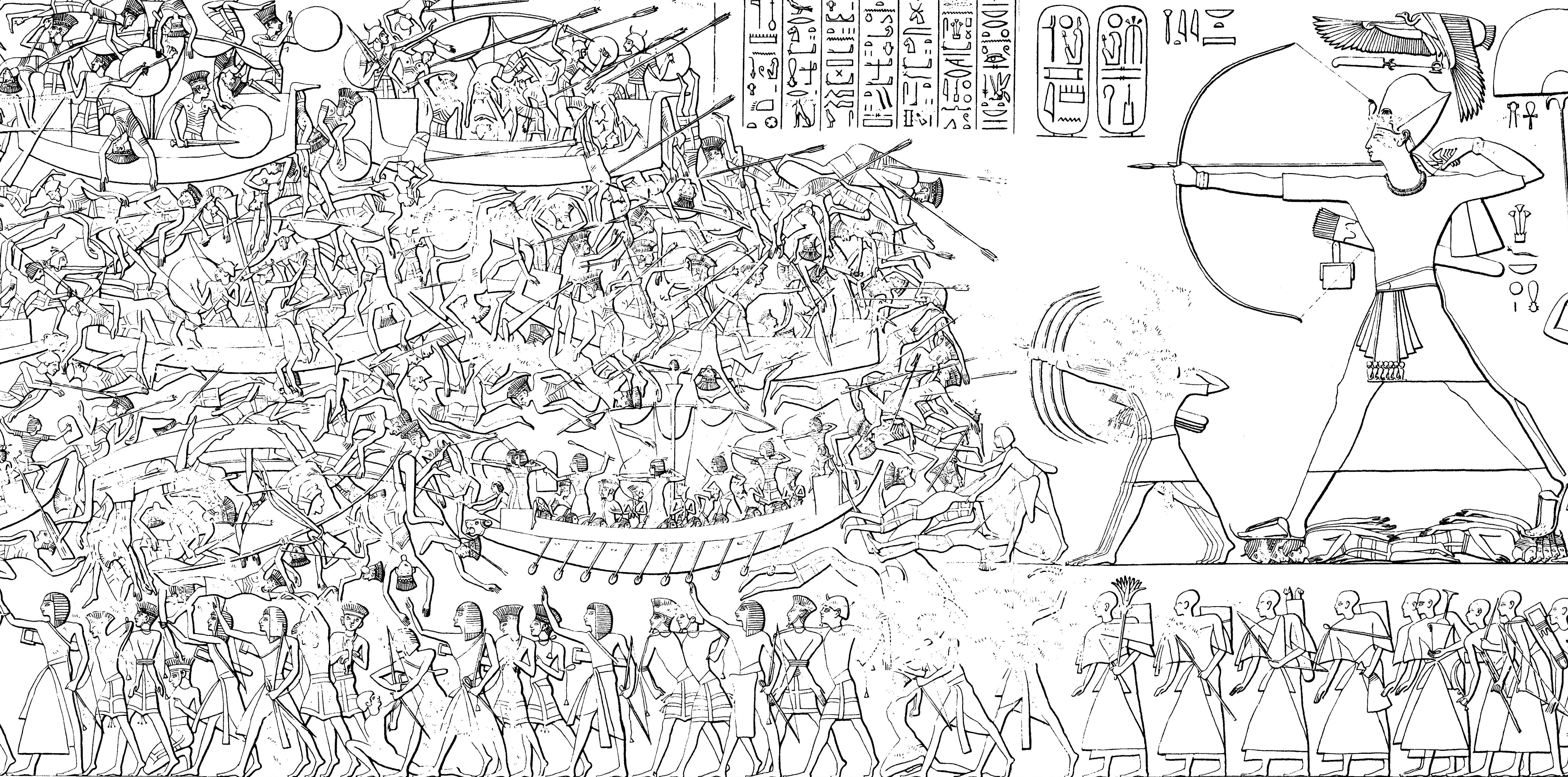 The Late Bronze Age Collapse c. 1200 - 1150 BCE (Illustration