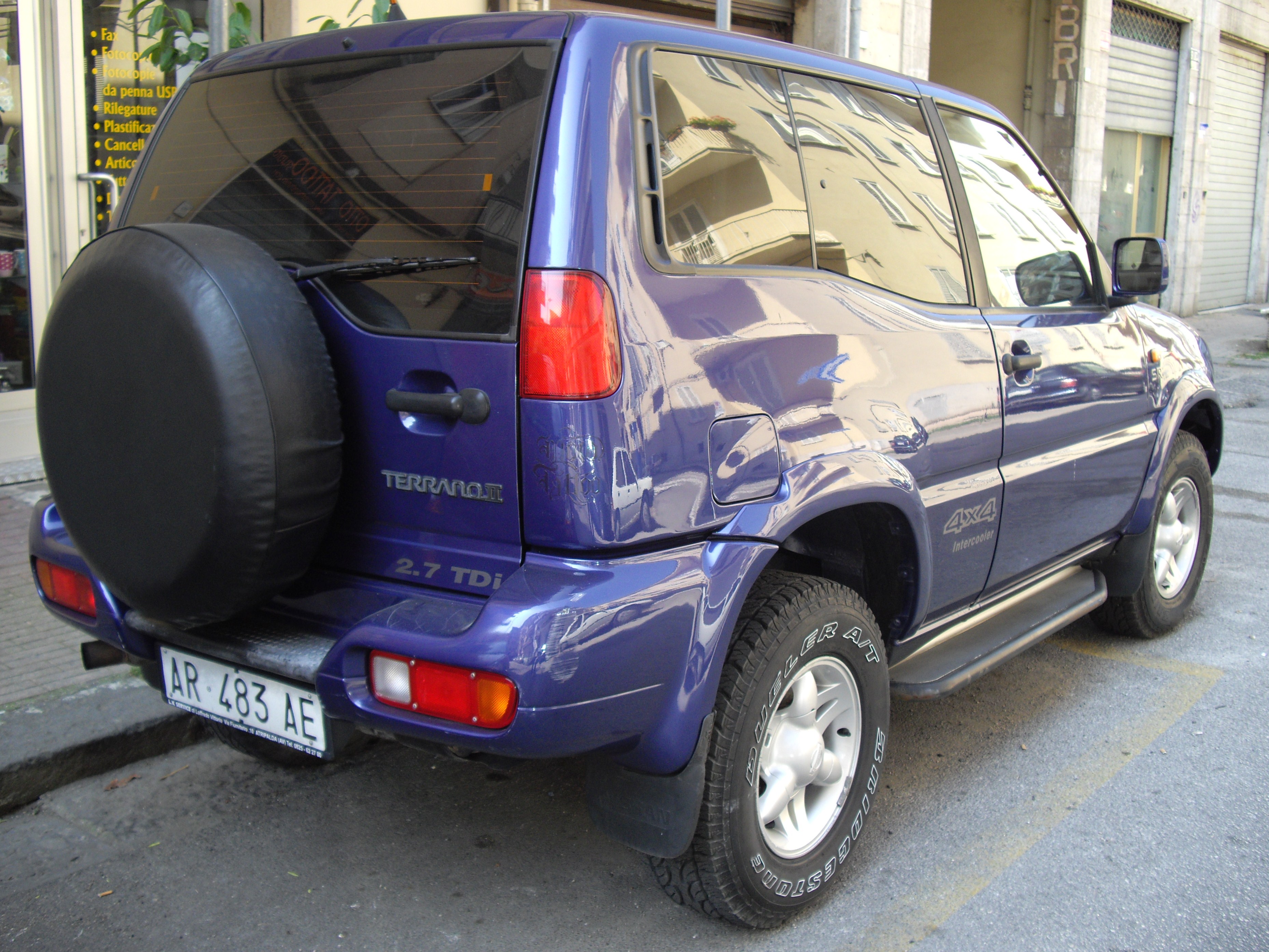 NISSAN TERRANO II 93-98 REAR BUMPER PILOT