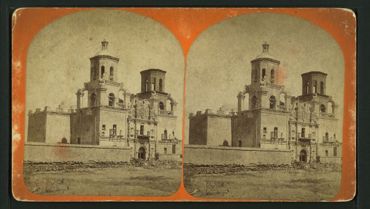 File:San Xavier mission, by G. H. Rothrock.jpg