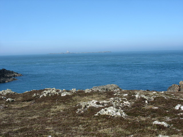 File:The tip of Carmel Head with the Skerries in the background - geograph.org.uk - 1404034.jpg