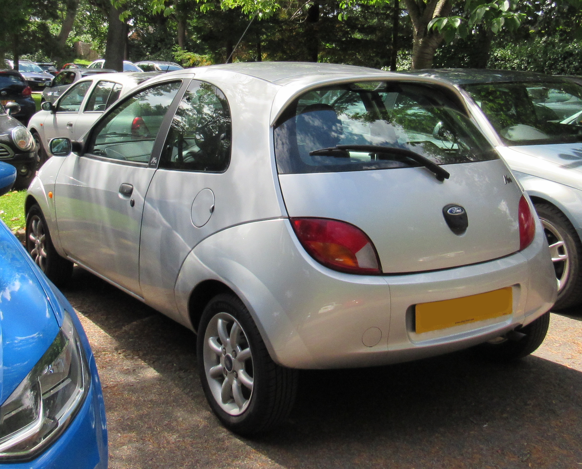 File 08 Ford Ka Zetec 1 3 Rear Jpg Wikimedia Commons