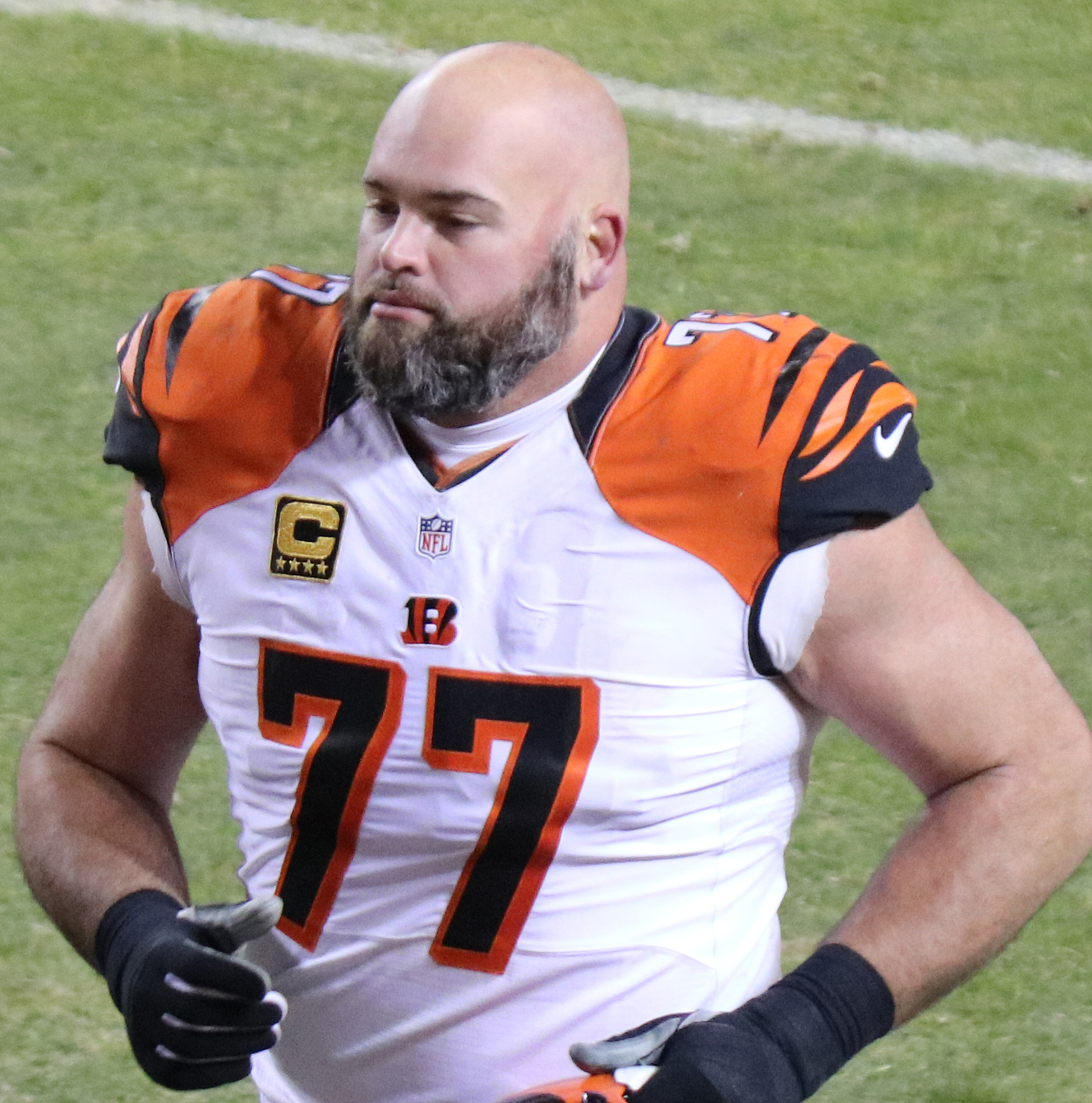 Whitworth im Dress der Cincinnati Bengals (2015)