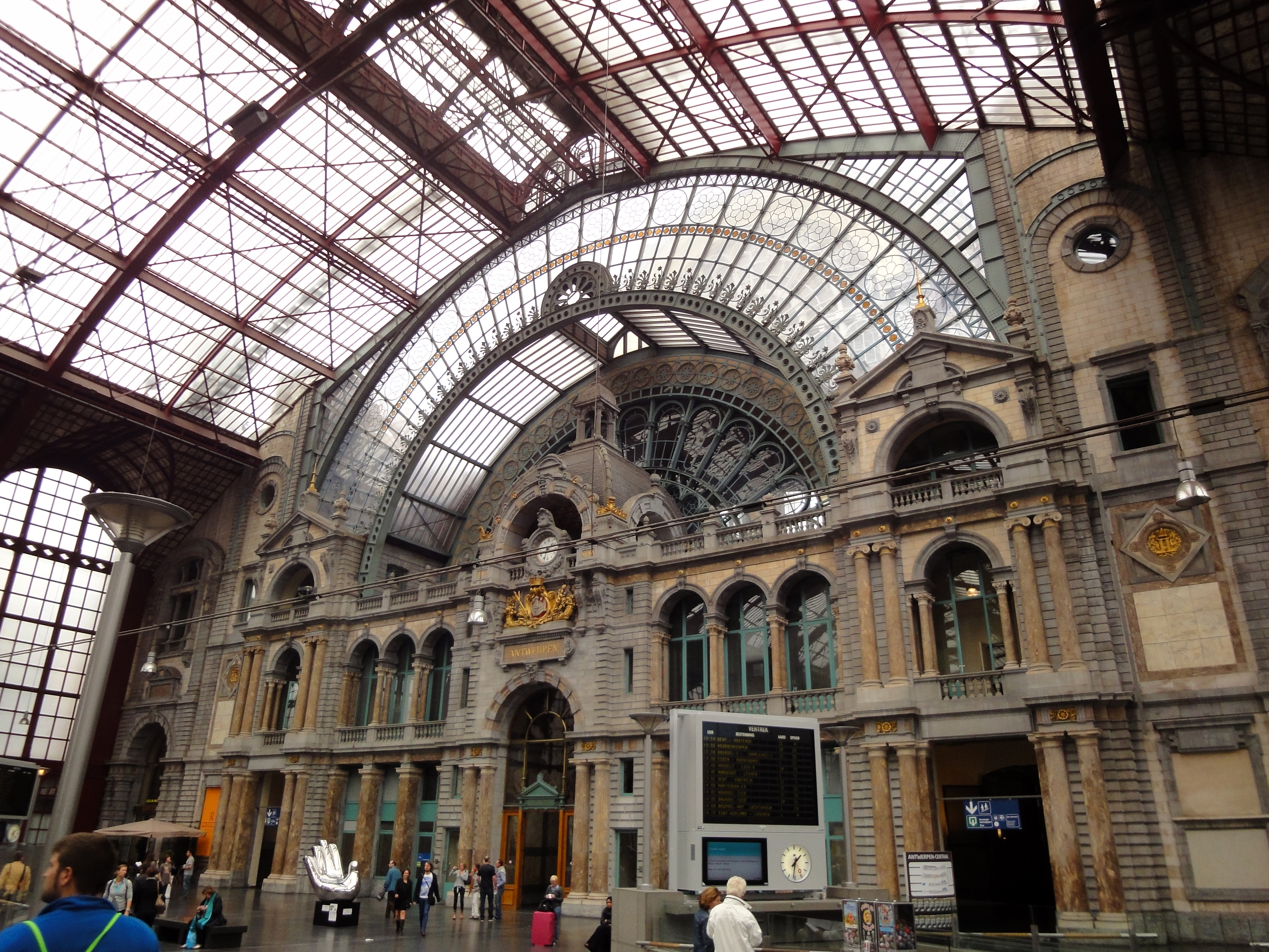 File Antwerpen Centraal Inside Jpg Wikimedia Commons