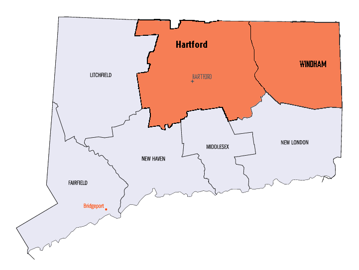 File Connecticut Counties Map Windham And Hartford Png Wikimedia Commons