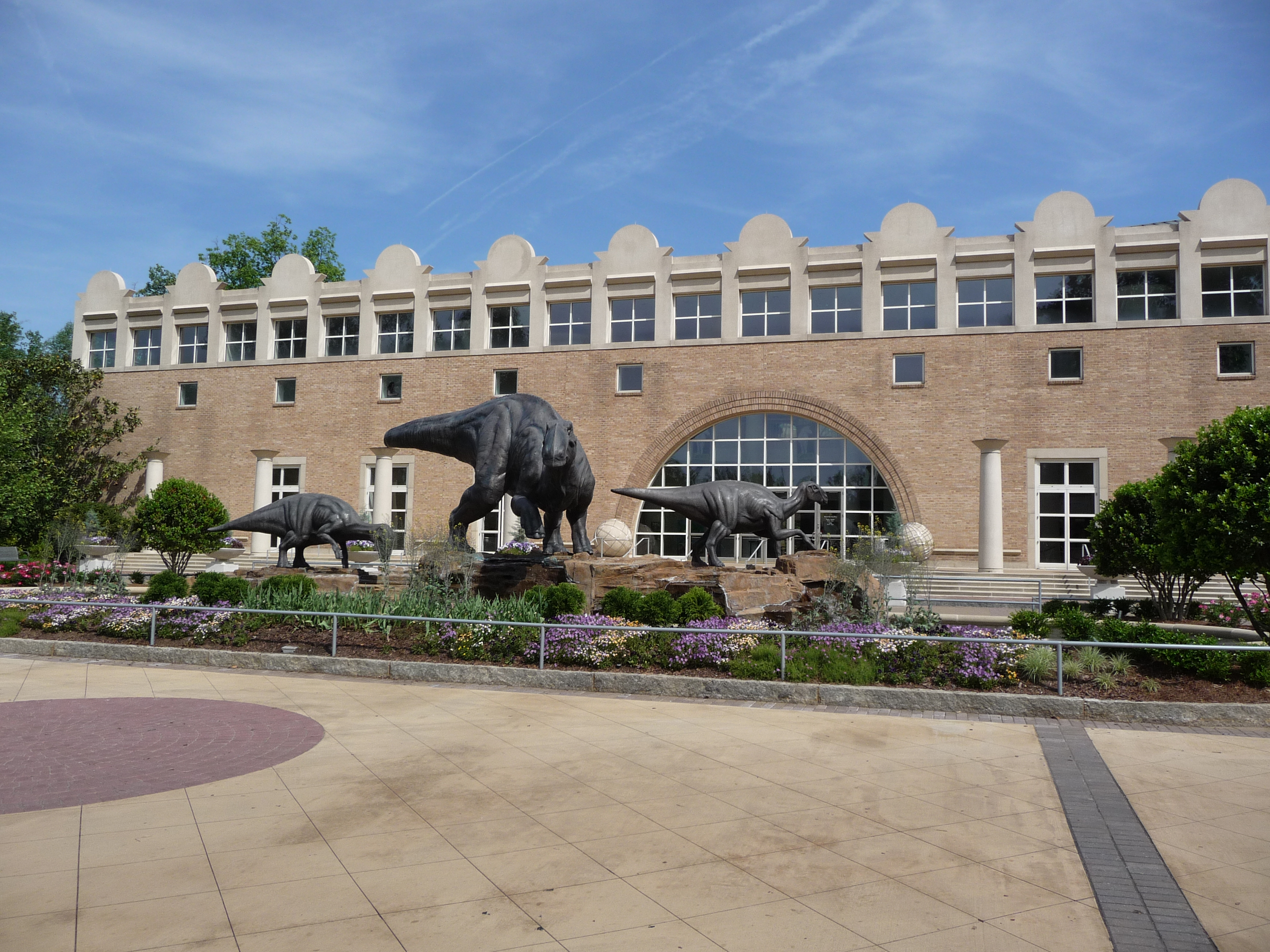 Fernbank Museum of Natural History - Dinosaur Entrance Plaza.JPG