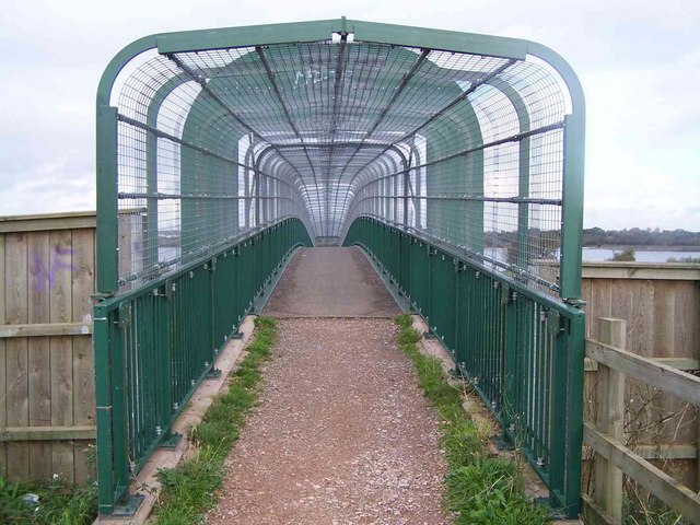 File:Footbridge Over The M6 Toll - geograph.org.uk - 263571.jpg