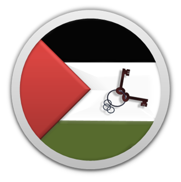 palästina palestine flag flagge fahne schild button icon