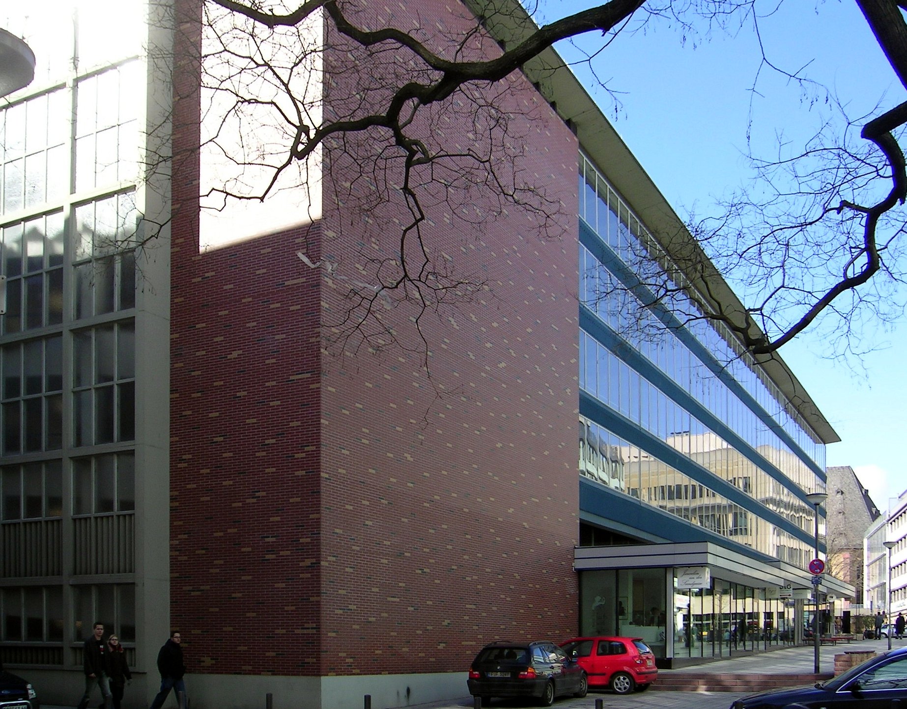 Hauptwache car park in Frankfurt at Kornmarkt