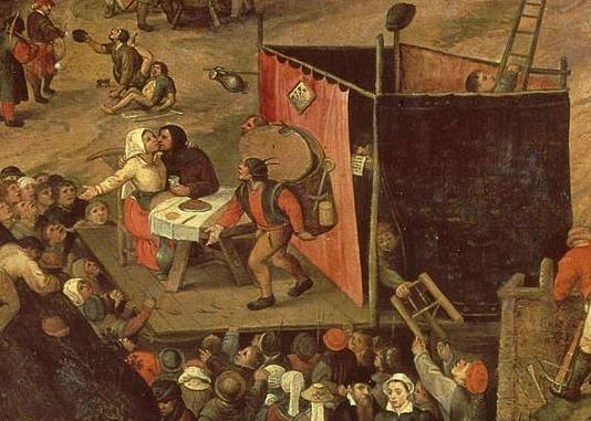 Pieter Balten, Detail from A Flemish Kermis with a Performance of the Farce