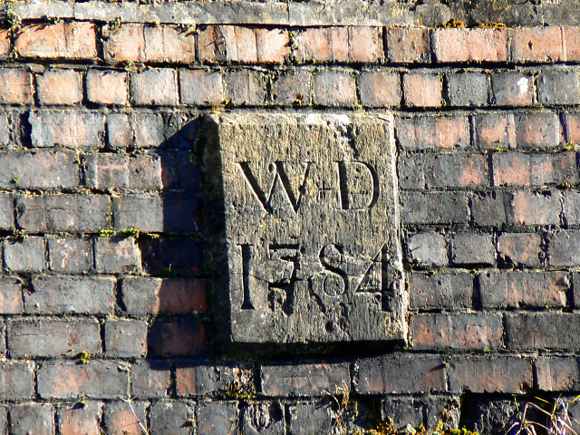 Plaque, Whitehall Bridge, near Frampton Mansell - geograph.org.uk - 1133780