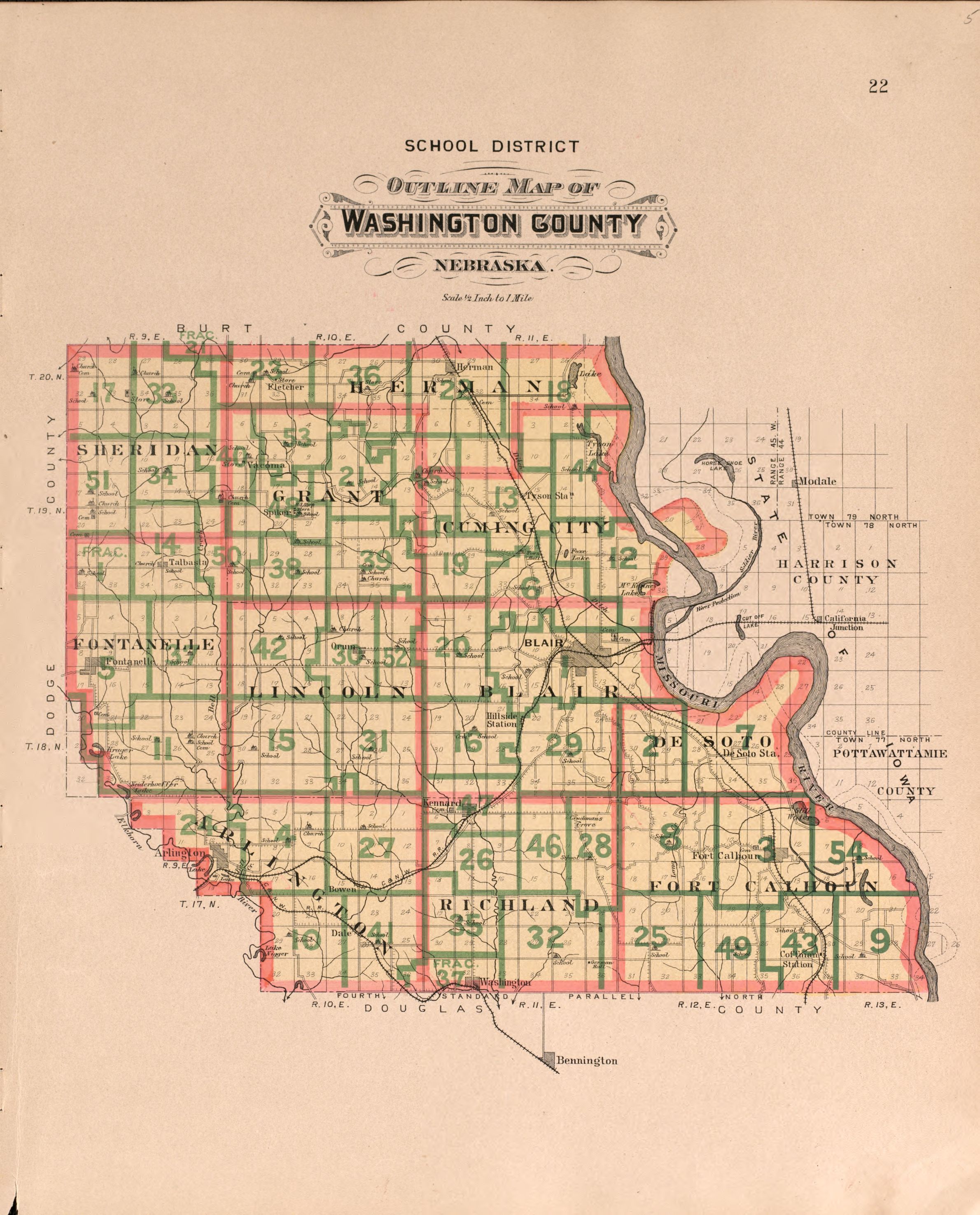 washington county plat map File Plat Book Of Washington County Nebraska Containing