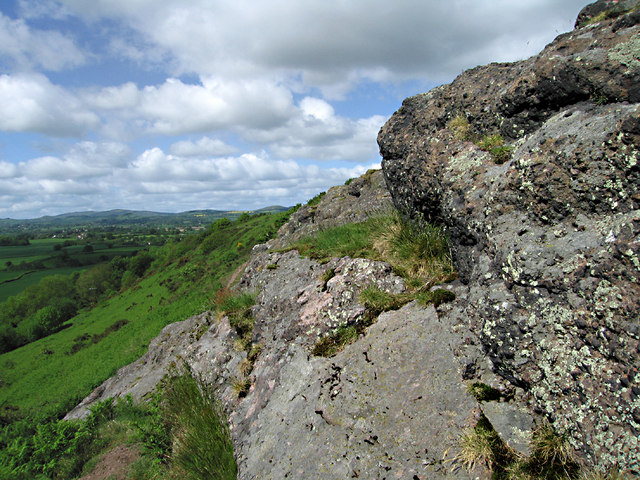 The rocks of Lyth Hill - geograph.org.uk - 1322743