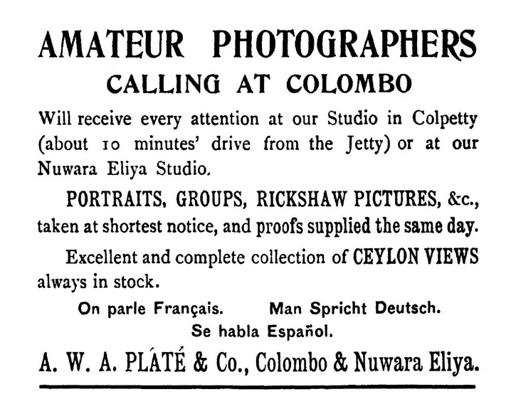 File:A W A Plate Ad Amateuer Photographers Thomas Cook India Burma Ceylon 1897 p181.jpg