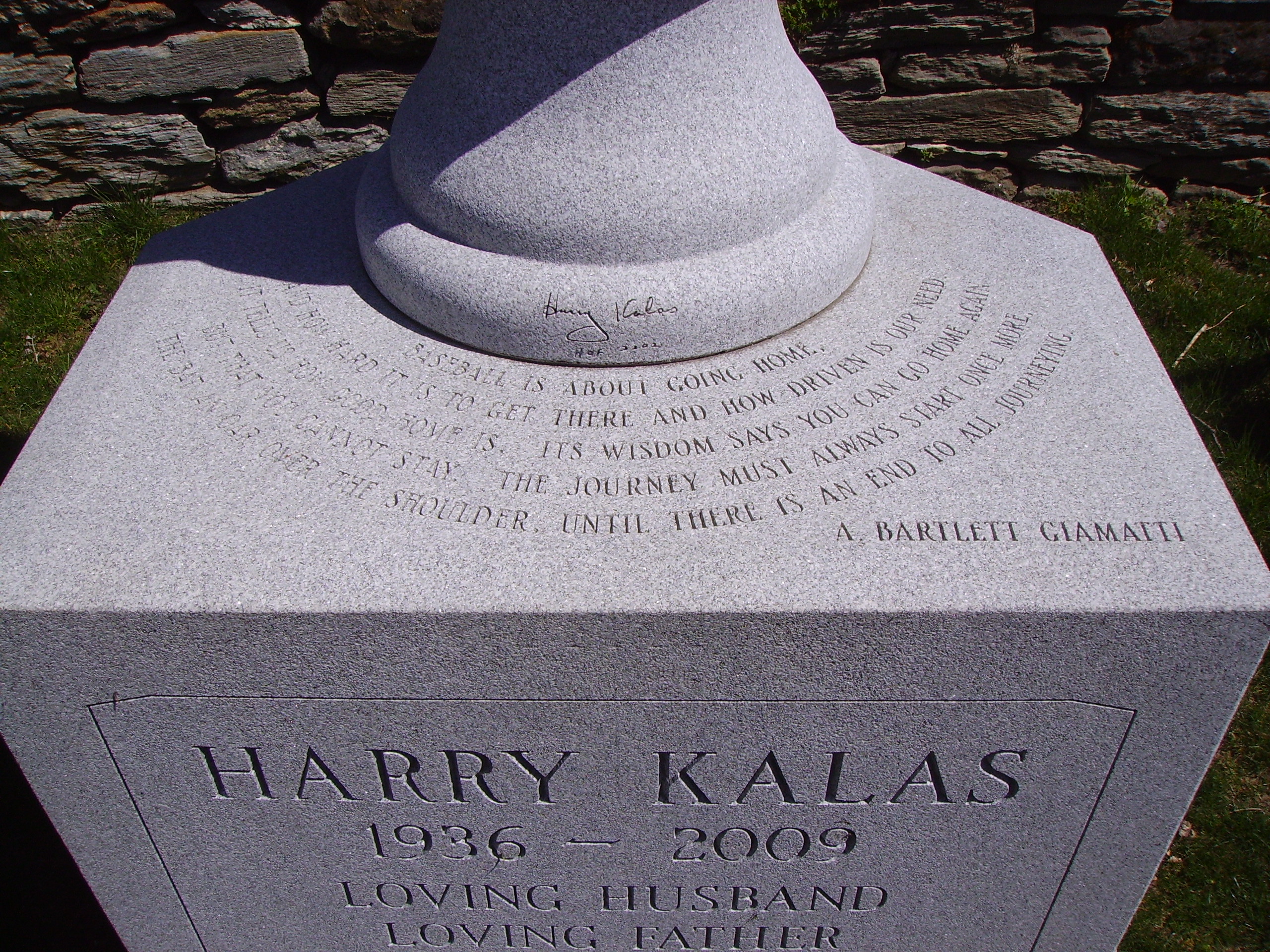 File:Harry Kalas permanent grave marker.JPG - Wikipedia