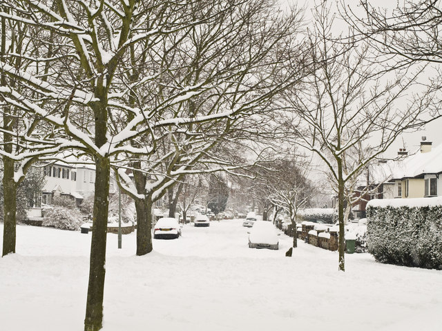 File:Beadon Road, Bromley in the snow - geograph.org.uk - 1504095.jpg