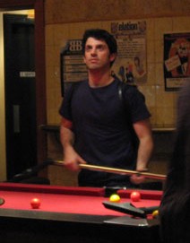 File:Chas Licciardello at pool table.jpg