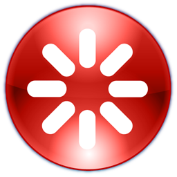 logout icon png red