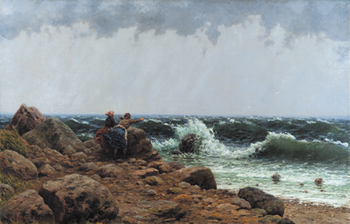 File:Fishermen in a Storm by Narkiz Bunin (1907).jpg